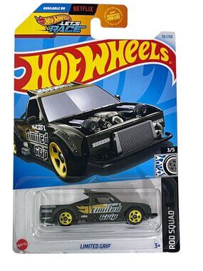 Hot Wheels Limited Grip 2024 Rod Squad 3/5 Green Car Diecast 1:64 NOC
